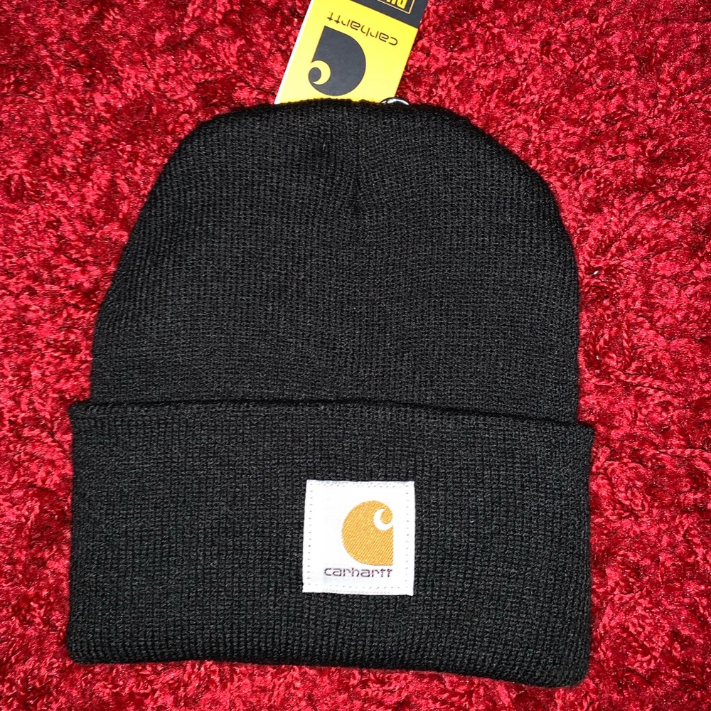 NWT Black Carhartt Beanie